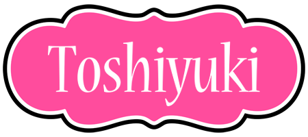 Toshiyuki invitation logo