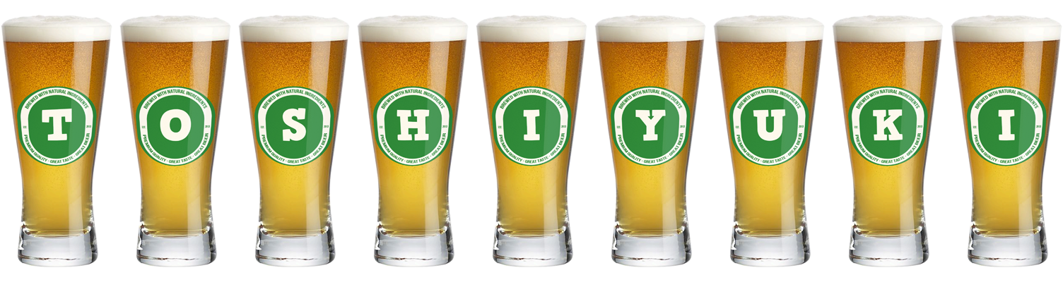 Toshiyuki lager logo