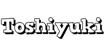 Toshiyuki snowing logo