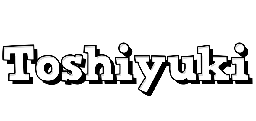 Toshiyuki snowing logo