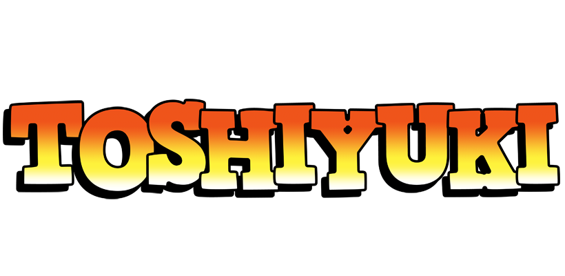 Toshiyuki sunset logo