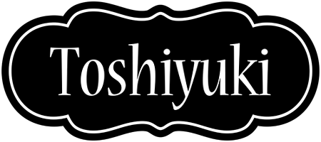 Toshiyuki welcome logo