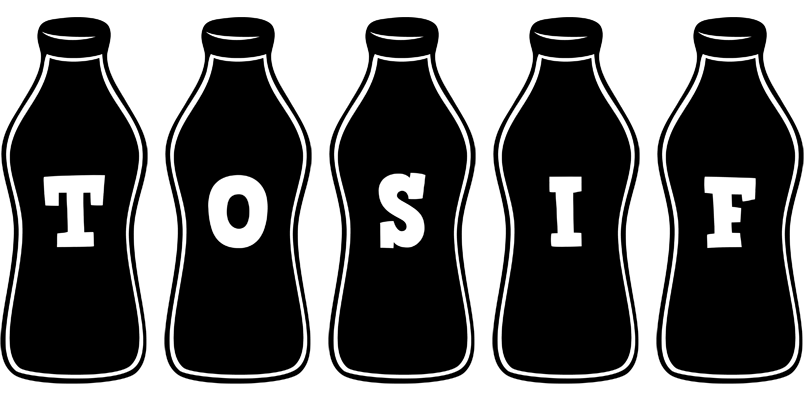 Tosif bottle logo