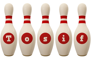 Tosif bowling-pin logo