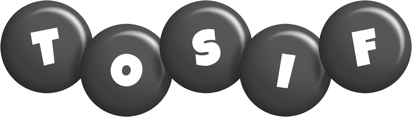 Tosif candy-black logo