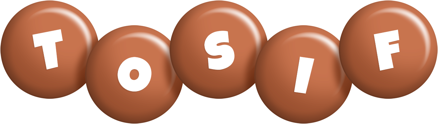 Tosif candy-brown logo