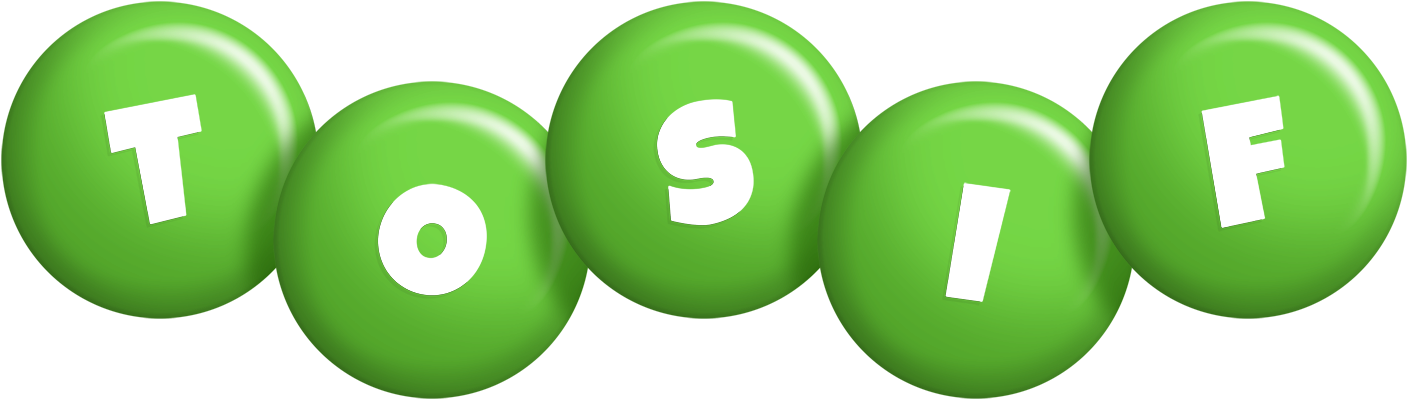 Tosif candy-green logo