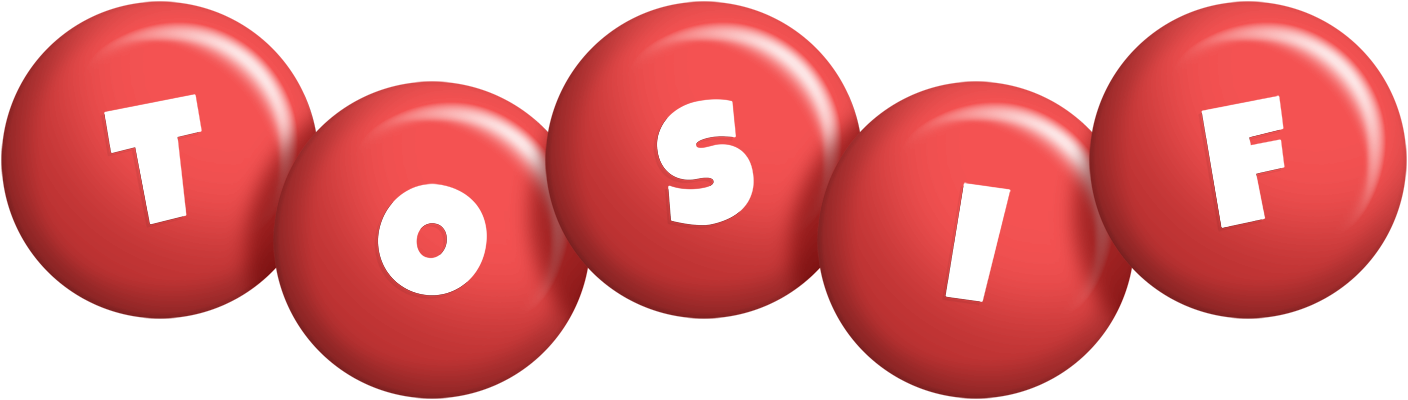 Tosif candy-red logo