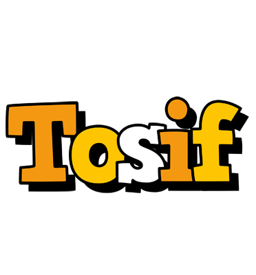 Tosif cartoon logo