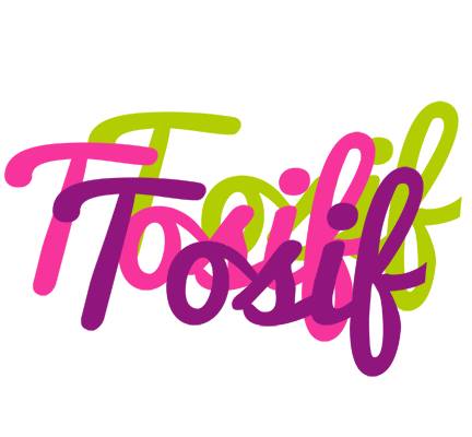 Tosif flowers logo