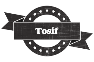 Tosif grunge logo