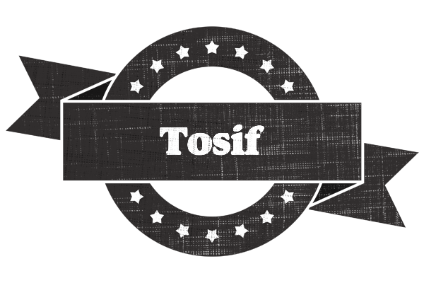 Tosif grunge logo