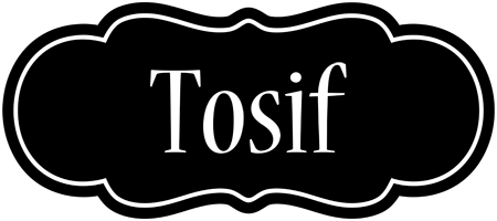 Tosif welcome logo