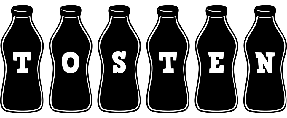 Tosten bottle logo
