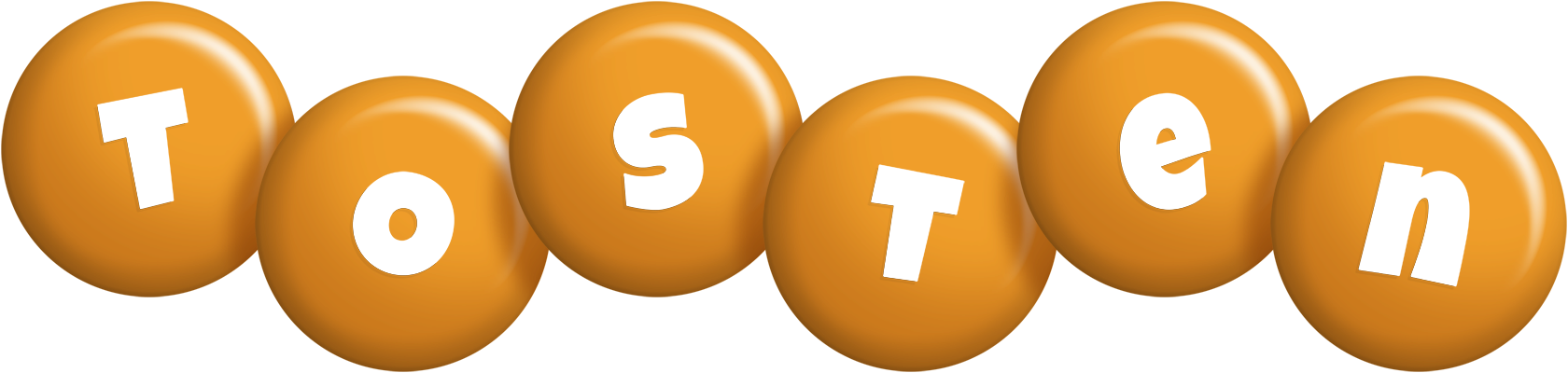 Tosten candy-orange logo