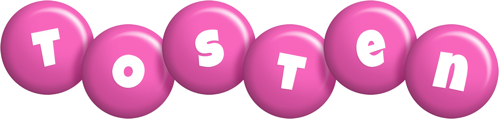 Tosten candy-pink logo