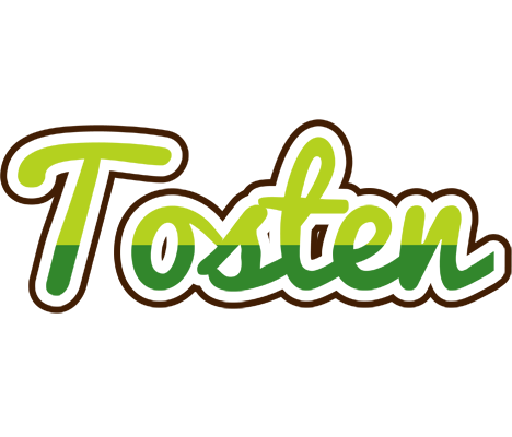 Tosten golfing logo