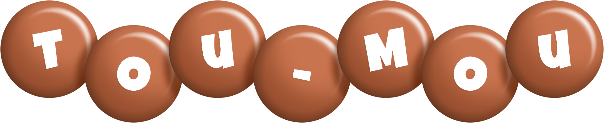 Tou-Mou candy-brown logo