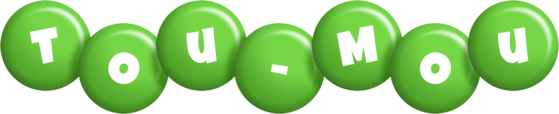 Tou-Mou candy-green logo