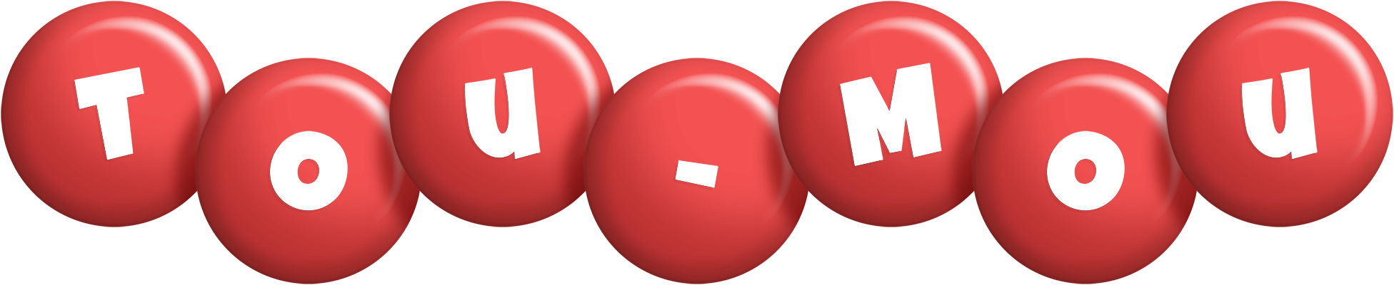 Tou-Mou candy-red logo