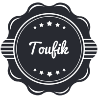 Toufik badge logo