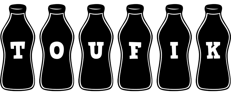 Toufik bottle logo