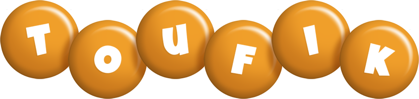 Toufik candy-orange logo