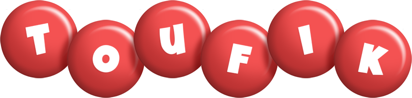 Toufik candy-red logo