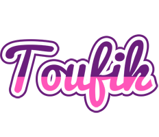Toufik cheerful logo