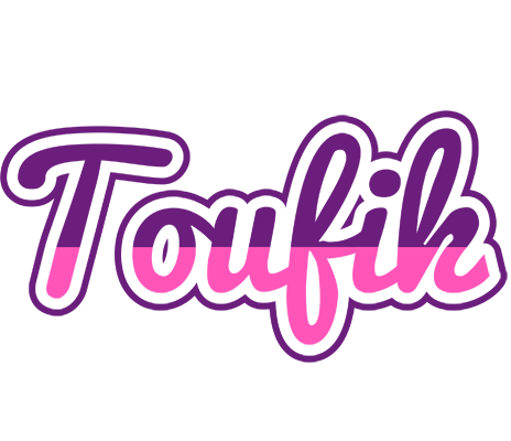 Toufik cheerful logo