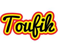 Toufik flaming logo