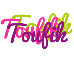 Toufik flowers logo