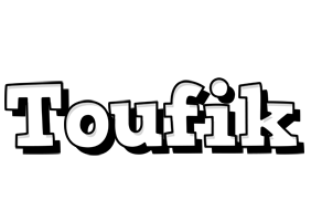 Toufik snowing logo