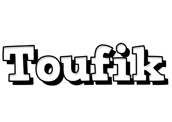 Toufik snowing logo