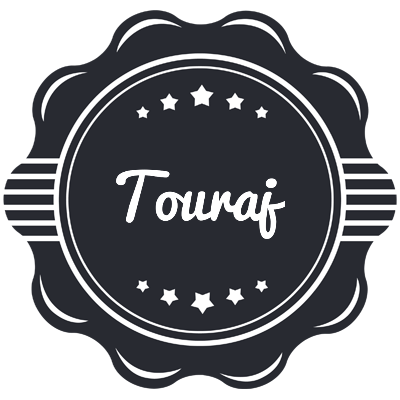 Touraj badge logo