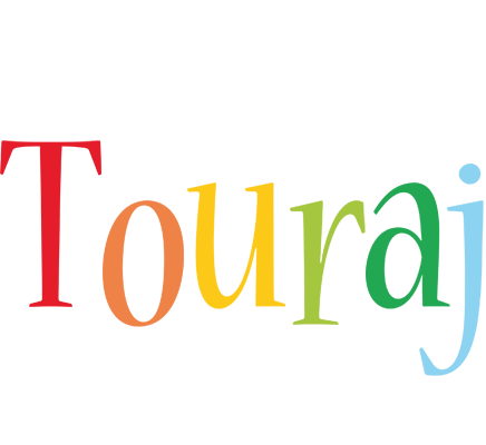 Touraj birthday logo