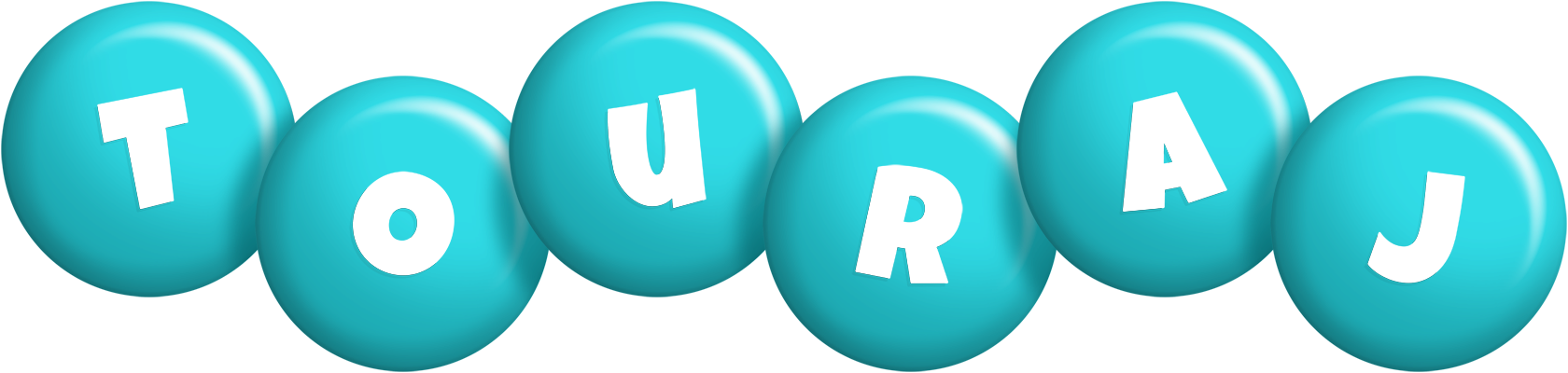 Touraj candy-azur logo
