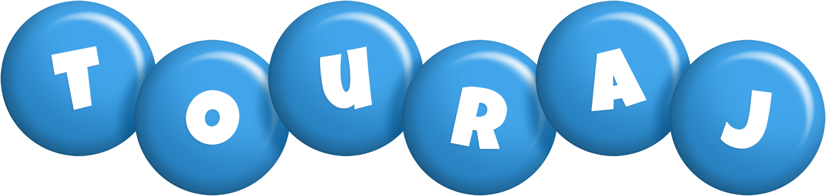 Touraj candy-blue logo