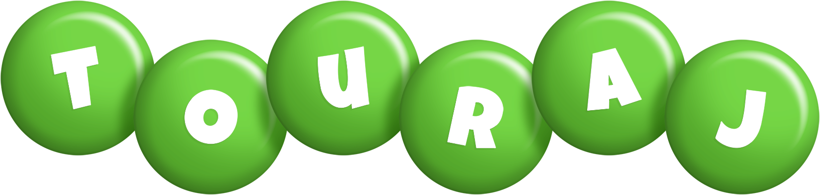 Touraj candy-green logo