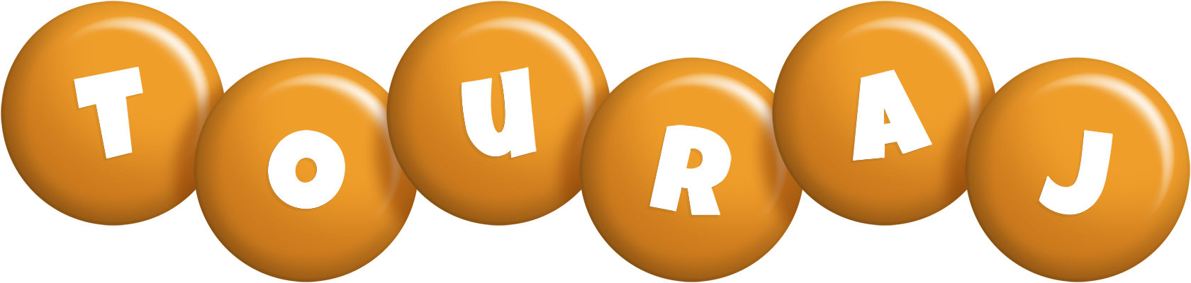 Touraj candy-orange logo