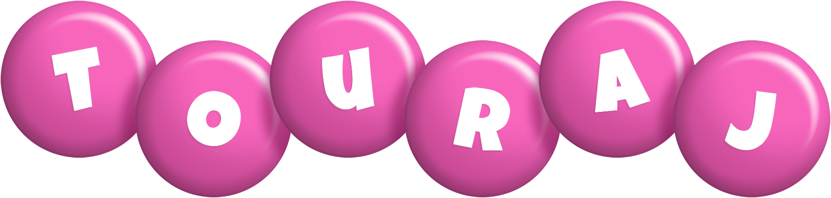 Touraj candy-pink logo
