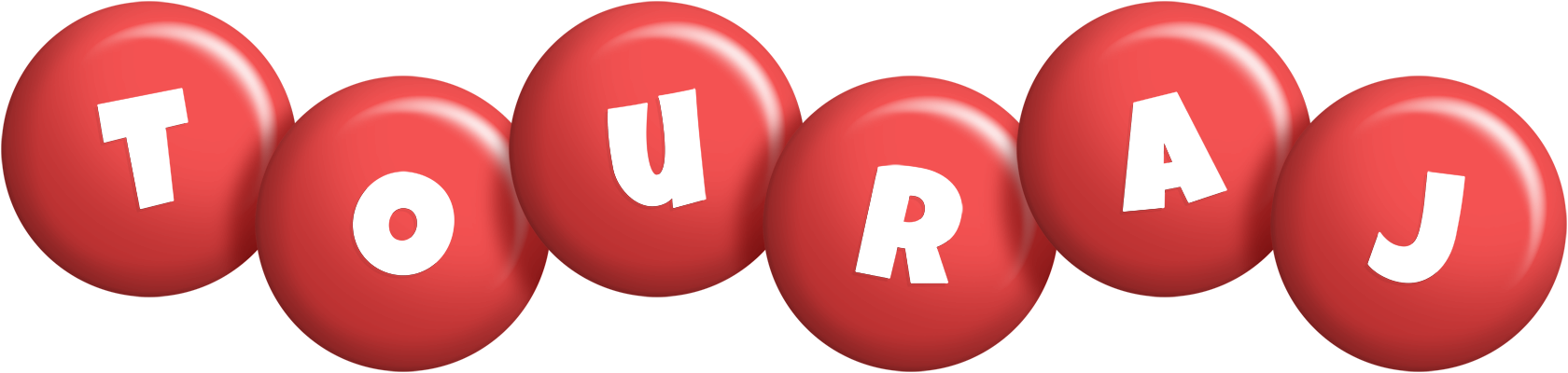 Touraj candy-red logo