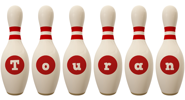 Touran bowling-pin logo