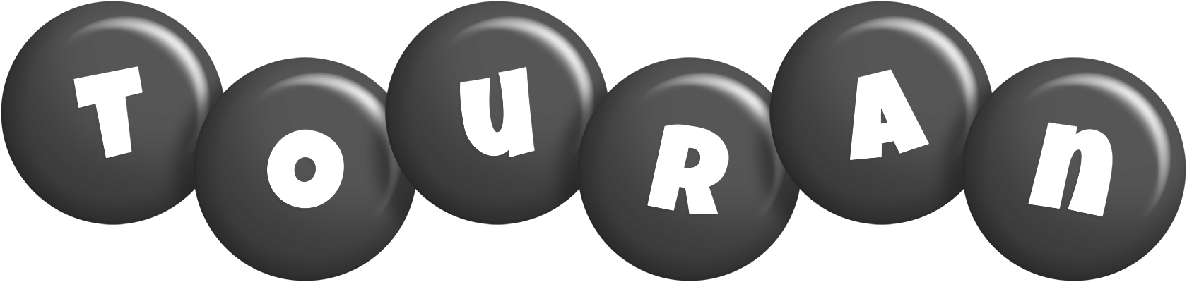 Touran candy-black logo
