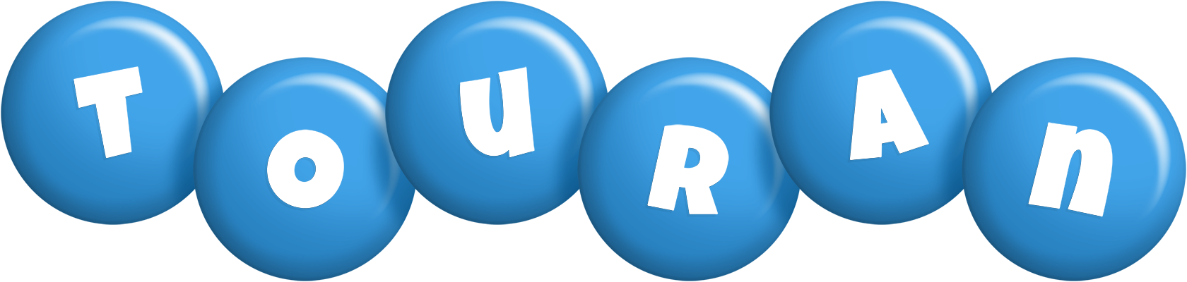 Touran candy-blue logo