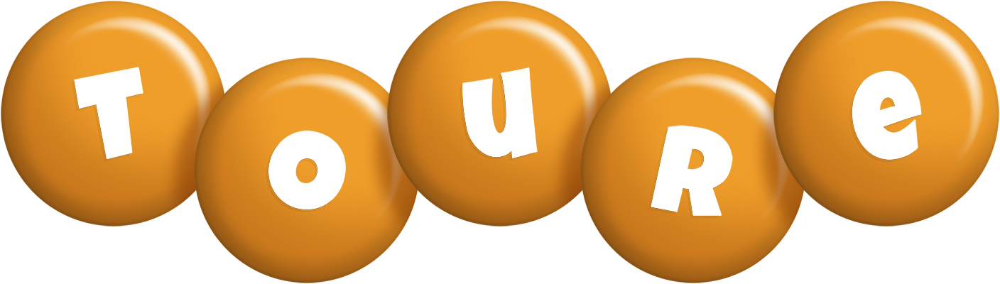 Toure candy-orange logo