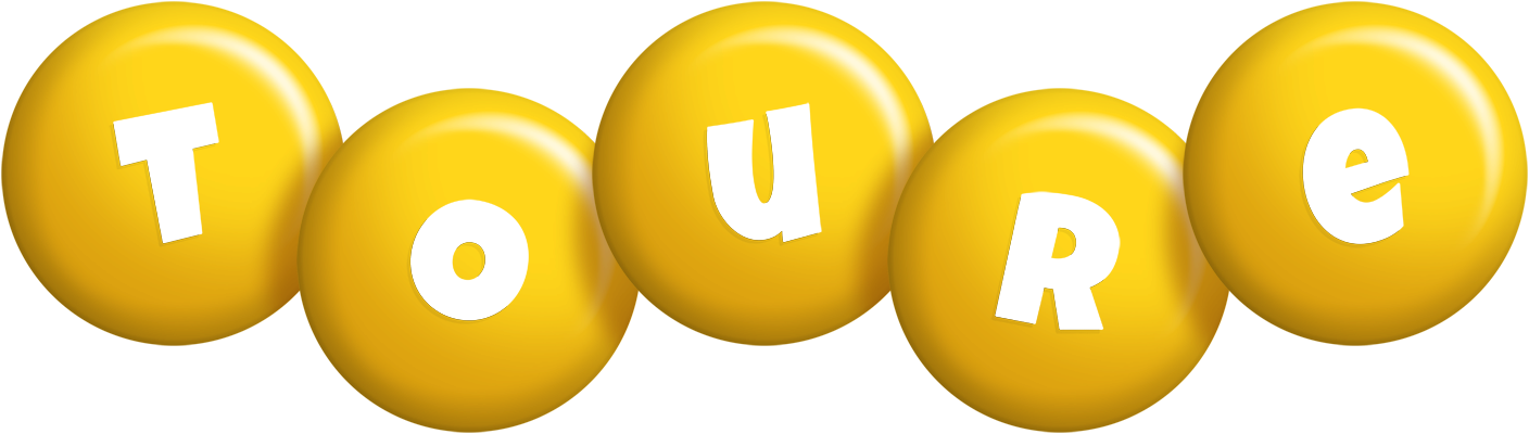 Toure candy-yellow logo
