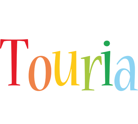 Touria birthday logo
