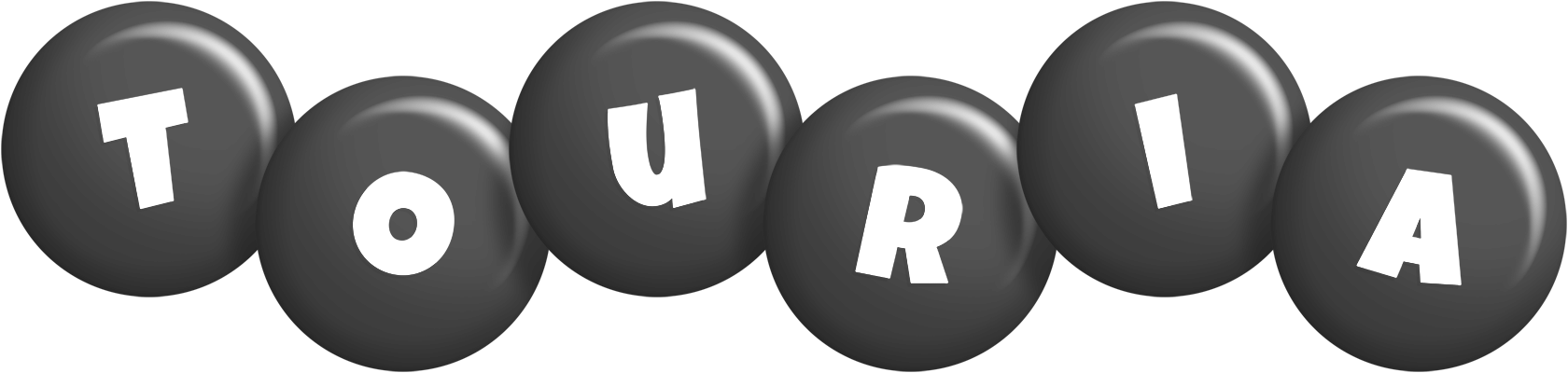 Touria candy-black logo
