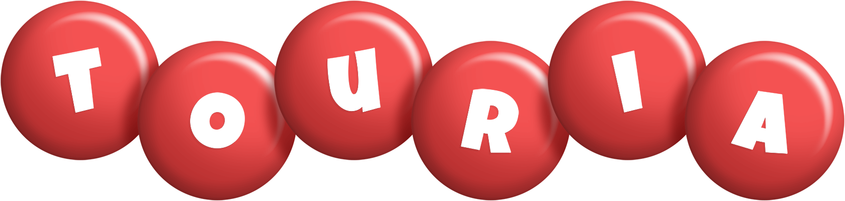 Touria candy-red logo